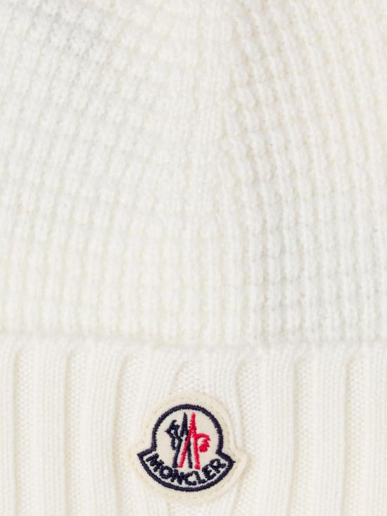 26FW [키즈] 몽클레어 모자 L2 951 3B000 05 M1131 040 WHITE - MONCLER