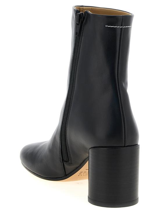 26FW MM6 메종마르지엘라 부츠 해부학적  및 앵클  블랙 - MM6 MAISON MARGIELA