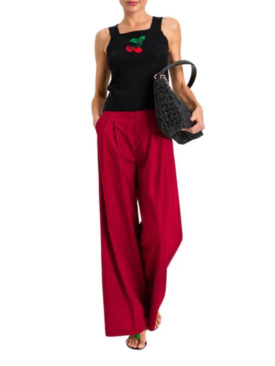 26SS 트윈셋 팔라초 팬츠 261TT216203725 Red - TWINSET