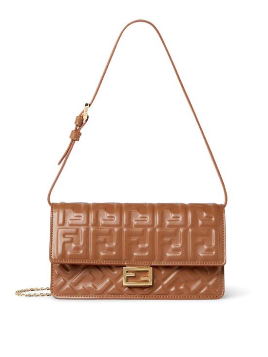 26FW 펜디 바게트 체인 지갑 8M0498AAJDF1UJK Nude Neutrals