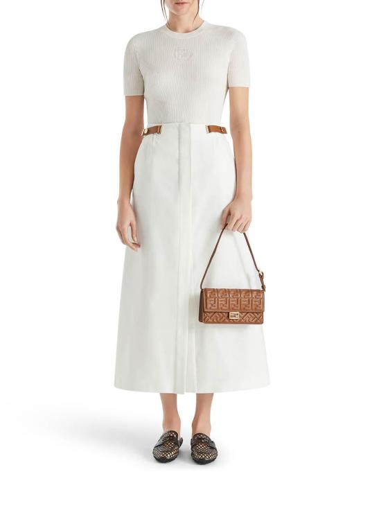 26FW 펜디 바게트 체인 지갑 8M0498AAJDF1UJK Nude Neutrals - FENDI