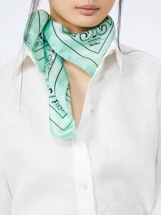 26SS 위켄드막스마라 머플러/스카프 2615541075600000 GREEN - WEEKEND MAX MARA