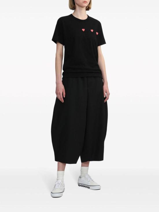 26SS 꼼데가르송 반팔 티셔츠 AXT3371 Black - COMME DES GARCONS