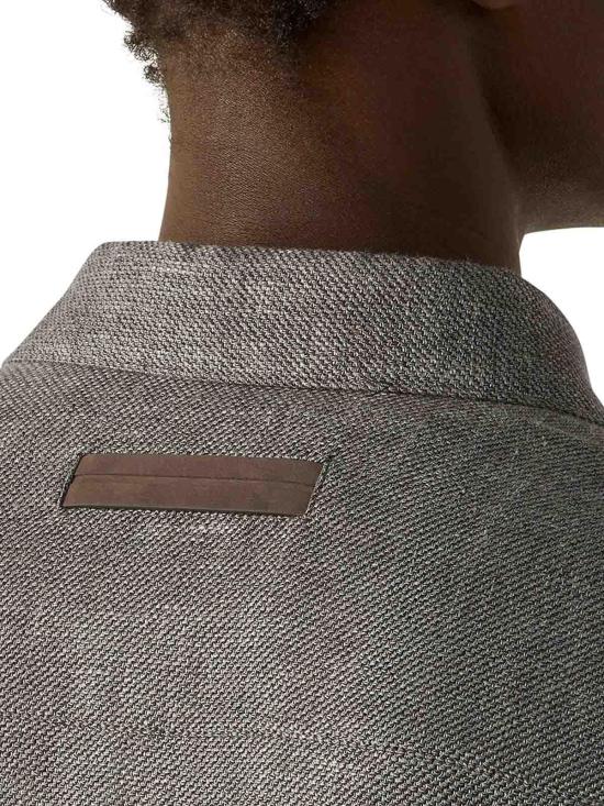 26SS 에르메네질도제냐 셔츠 UHV75A3SOT52M09G Brown - ERMENEGILDO ZEGNA