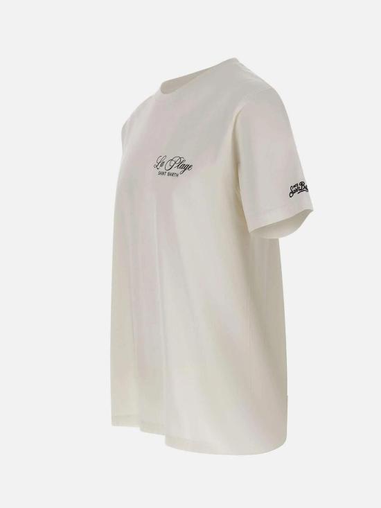 26SS 세인트바쓰 반팔 티셔츠 PRL000204289L White - MC2 SAINT BARTH