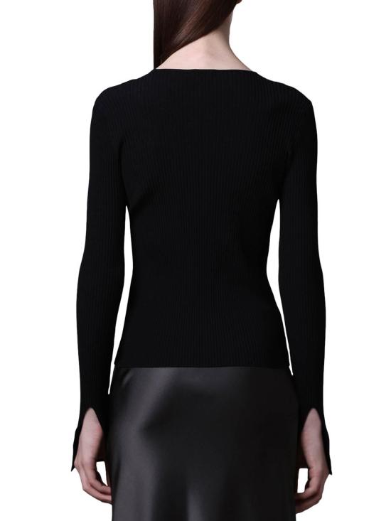 26SS 로베르토 콜리나 긴팔 티셔츠 261FXA3120109 Black - ROBERTO COLLINA