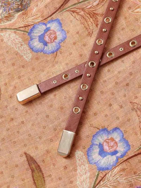 26FW 짐머만 미디 스커트 8077DSS262TSCF Brown - ZIMMERMANN