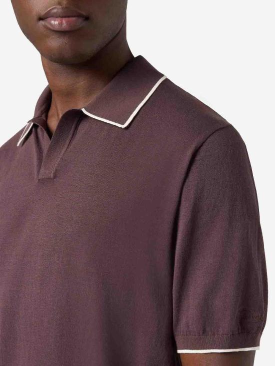 26SS 세인트바쓰 폴로 티셔츠 SLO001400098L Brown - MC2 SAINT BARTH