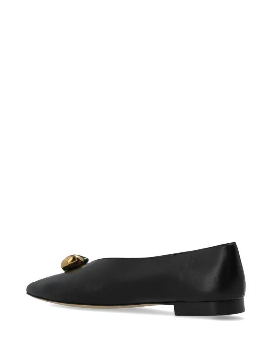 26FW 지미추 플랫 슈즈 MARGOTFLATEPFBLACKCLOVER Black - JIMMY CHOO
