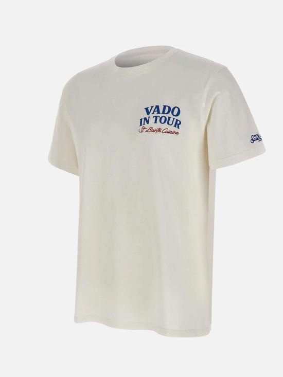 26SS 세인트바쓰 반팔 티셔츠 PRL000204216L White - MC2 SAINT BARTH