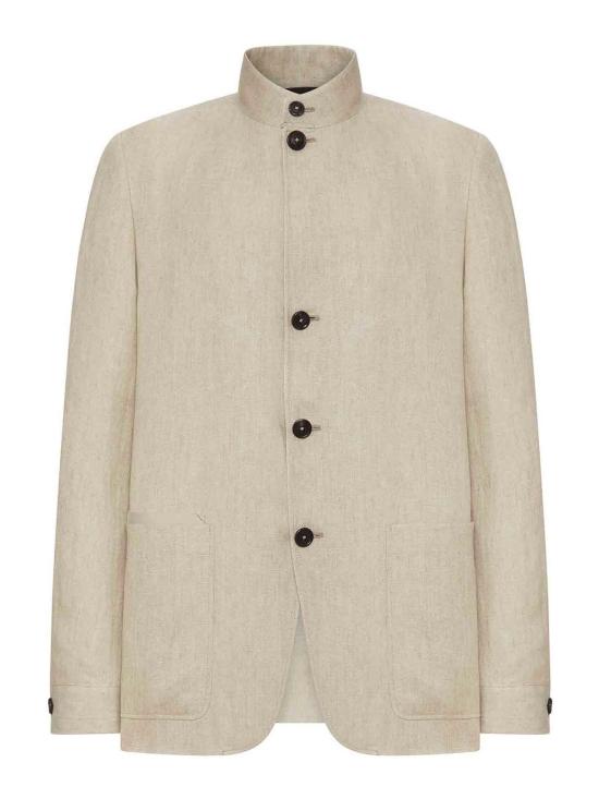 26SS 에르메네질도제냐 자켓 373C72A31VHKQ07R Nude Neutrals