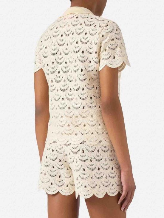 26SS 세인트바쓰 폴로 티셔츠 MOE000101719L Beige - MC2 SAINT BARTH