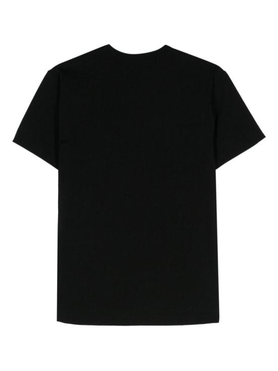 26SS 꼼데가르송 트리플 하트 프린트 티셔츠 AXT337D1 Black - COMME DES GARCONS
