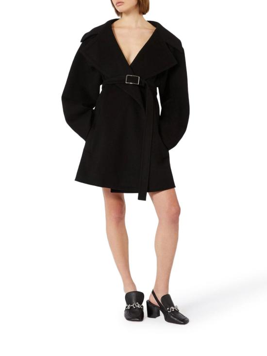 26FW 스포트막스 코트 261201101160001E15 Black - SPORTMAX