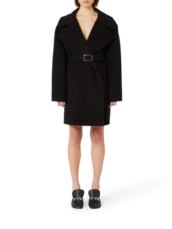 26FW 스포트막스 코트 261201101160001E15 Black - SPORTMAX