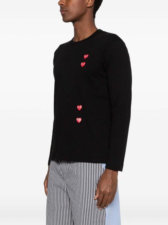 26SS 꼼데가르송 반팔 티셔츠 AXT3391 Black - COMME DES GARCONS