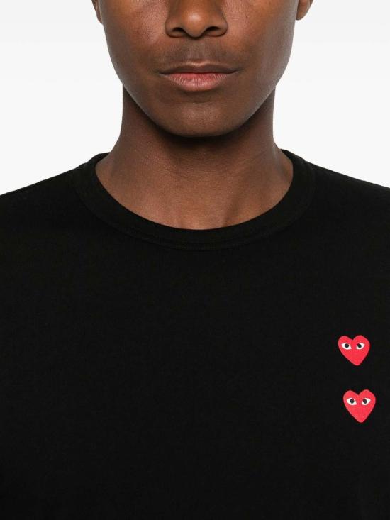 26SS 꼼데가르송 반팔 티셔츠 AXT3391 Black - COMME DES GARCONS