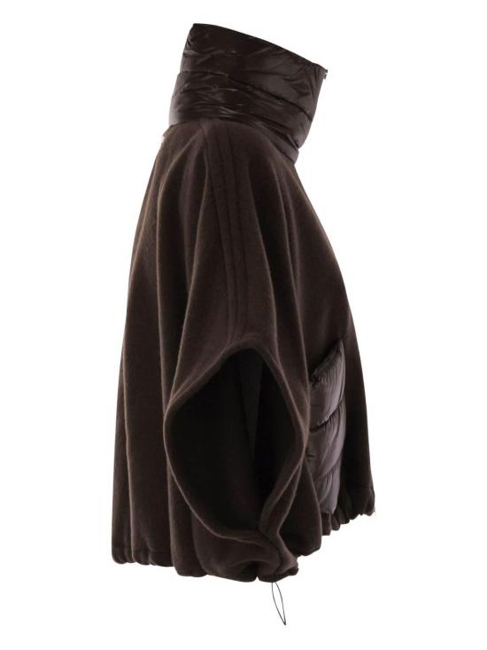 26FW 에르노 A 셰이프 리조트 쇼트 판초 GI00042DR333958810 Brown - HERNO