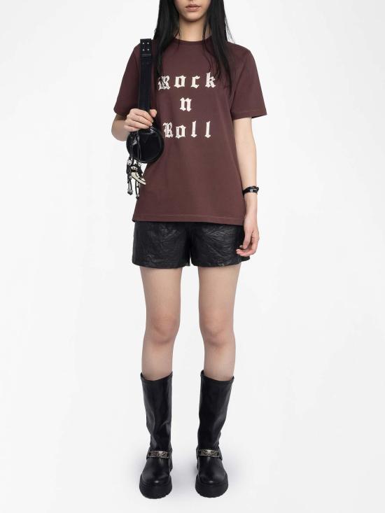 25FW 자딕앤볼테르 데님 팬츠 JWTS02868BURGUNDY Burgundy - ZADIG & VOLTAIRE