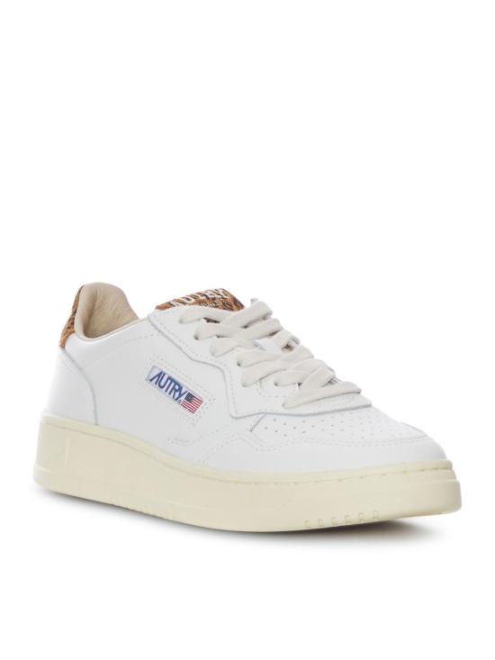26FW 오트리 메달리스트 로우 레더 스니커즈 AULWHJ02 White - AUTRY