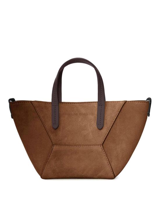 26FW 브루넬로 쿠치넬리 스웨이드 BC Duo 미니 백 MBDLD2675PC9773 Brown