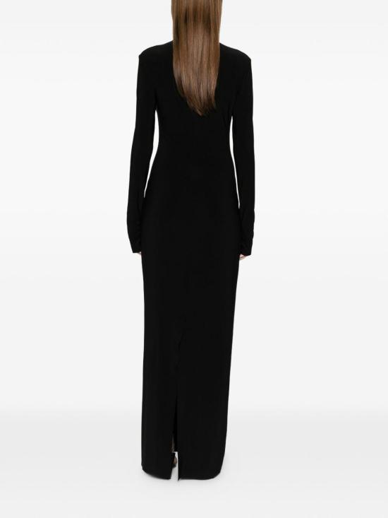 26SS 노마카말리 롱 원피스 KK4253PLT11001 Black - NORMA KAMALI