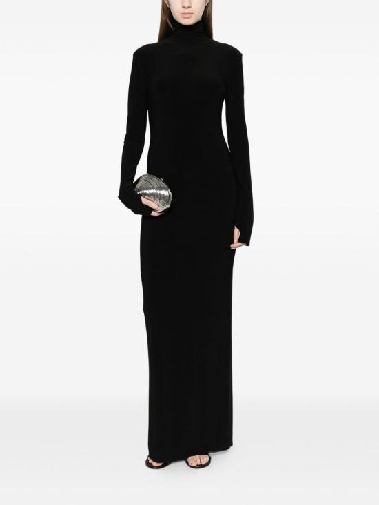 26SS 노마카말리 롱 원피스 KK4253PLT11001 Black - NORMA KAMALI