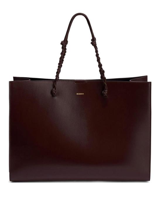 26FW 질샌더 토트백 J07WC0039P4841205 Brown