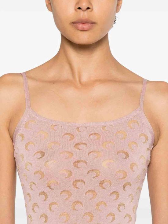 26SS 마린세르 롱 원피스 WDR460ACKNI0545PK00 PINK - MARINE SERRE