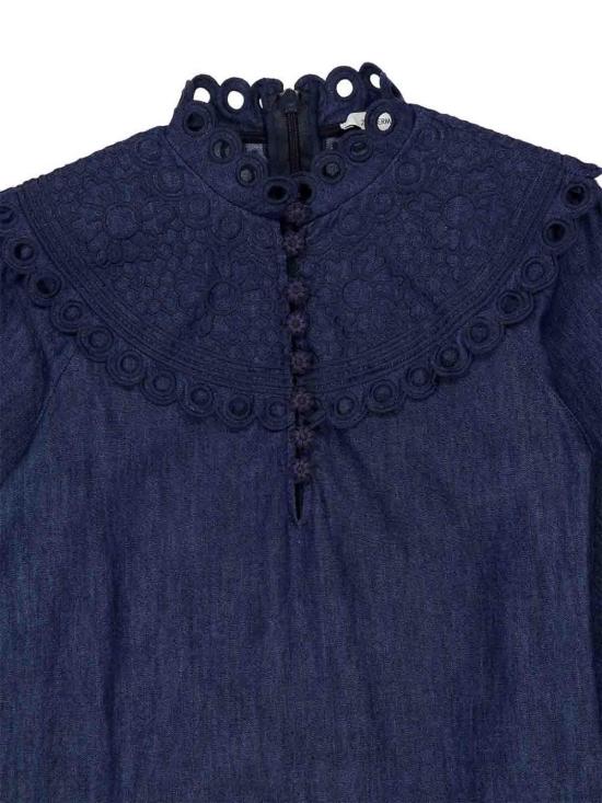 26FW 짐머만 터틀넥 9161DSS263INK Blue - ZIMMERMANN