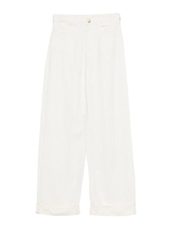 26SS 엠포리오 아르마니 스트레이트 팬츠 EW000737AF14857U1058 Cream