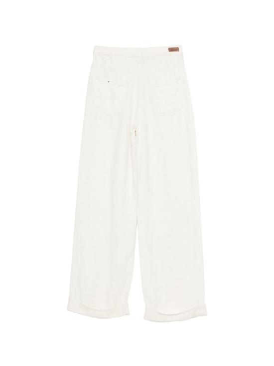 26SS 엠포리오 아르마니 스트레이트 팬츠 EW000737AF14857U1058 Cream - EMPORIO ARMANI