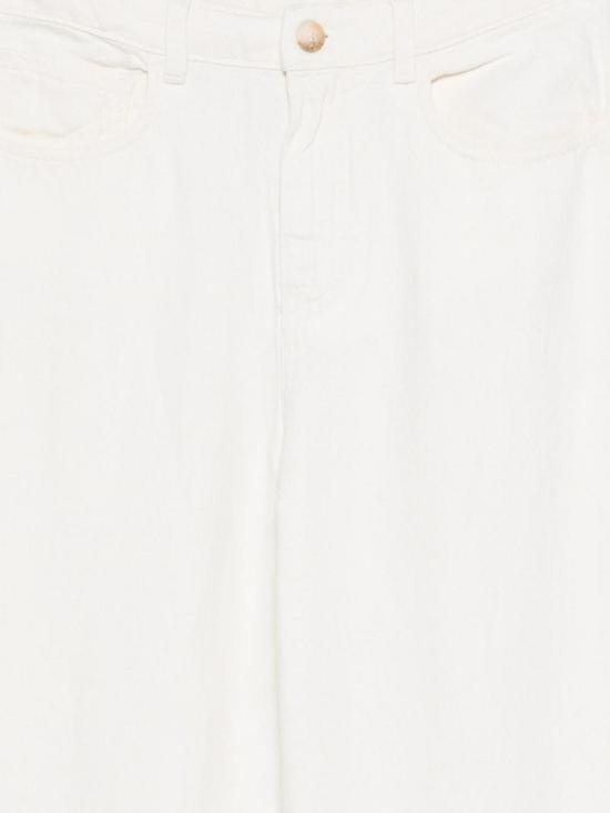 26SS 엠포리오 아르마니 스트레이트 팬츠 EW000737AF14857U1058 Cream - EMPORIO ARMANI
