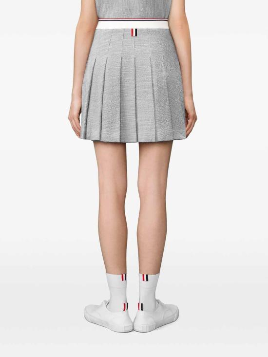 26FW 톰브라운 숏 원피스 FJK155AJ0194055 Light Grey - THOM BROWNE