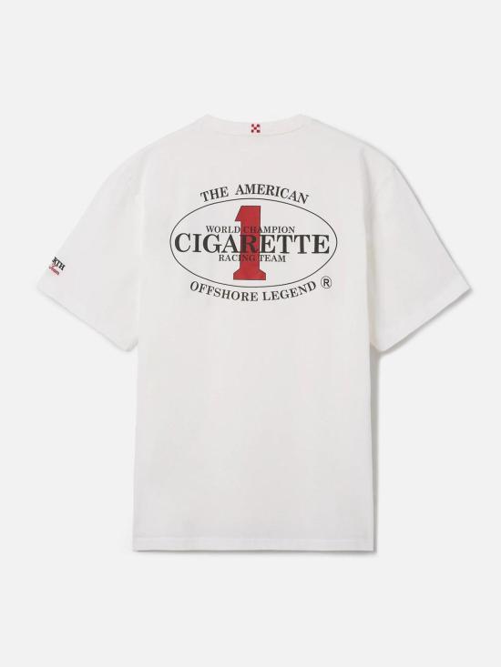 26SS 세인트바쓰 반팔 티셔츠 PRL000207773L White - MC2 SAINT BARTH