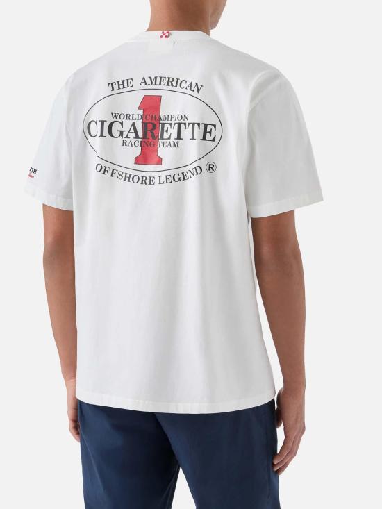 26SS 세인트바쓰 반팔 티셔츠 PRL000207773L White - MC2 SAINT BARTH