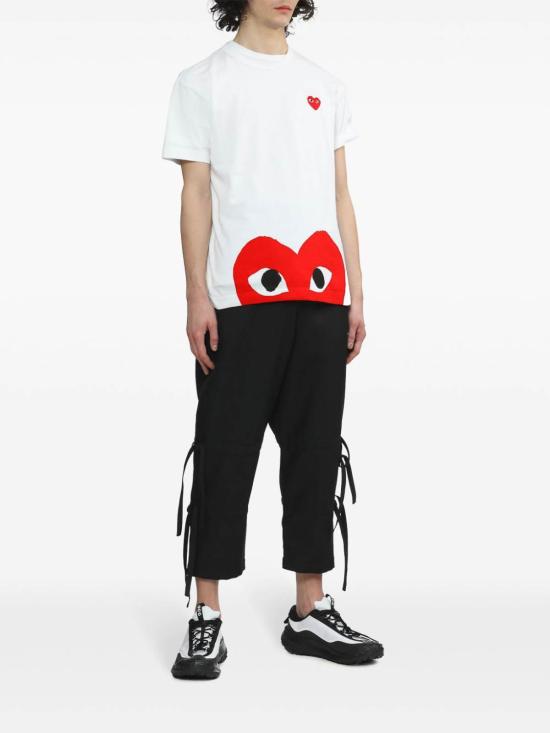 26SS 꼼데가르송 반팔 티셔츠 AXT034D1 WHITE - COMME DES GARCONS