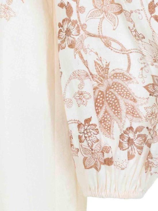 26FW 짐머만 롱 원피스 3501DSS262CRTFL Beige - ZIMMERMANN