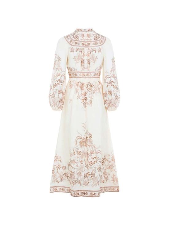 26FW 짐머만 롱 원피스 3501DSS262CRTFL Beige - ZIMMERMANN