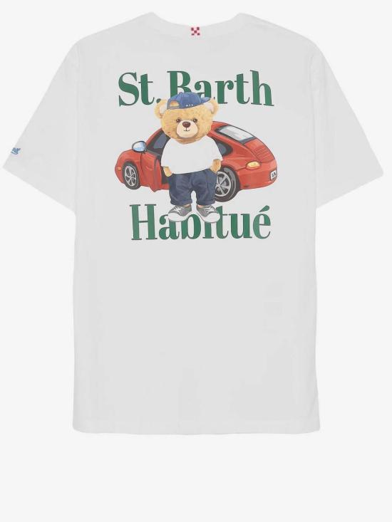 26SS 세인트바쓰 반팔 티셔츠 PRL000208481L White - MC2 SAINT BARTH