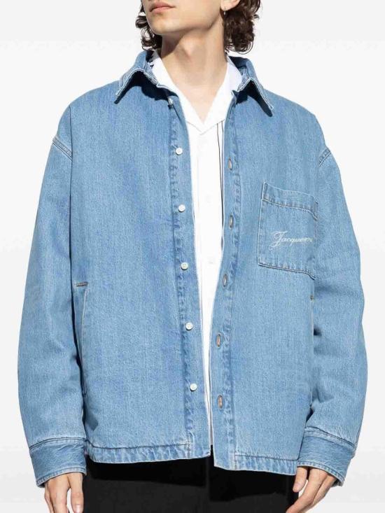 26SS 자크뮈스 라 슈미즈 셔츠 OUM00115AD0001733C Blue - JACQUEMUS
