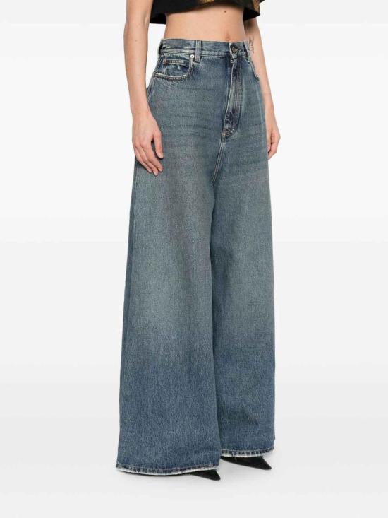 26SS 발렌시아가 플레어 팬츠 872174TUW584129 Blue - BALENCIAGA