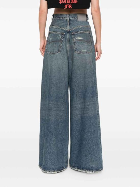 26SS 발렌시아가 플레어 팬츠 872174TUW584129 Blue - BALENCIAGA