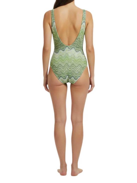 26SS 세인트바쓰 원피스 수영복 MAVI00101209L Green - MC2 SAINT BARTH