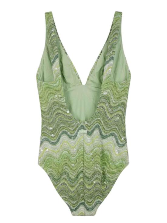 26SS 세인트바쓰 원피스 수영복 MAVI00101209L Green - MC2 SAINT BARTH