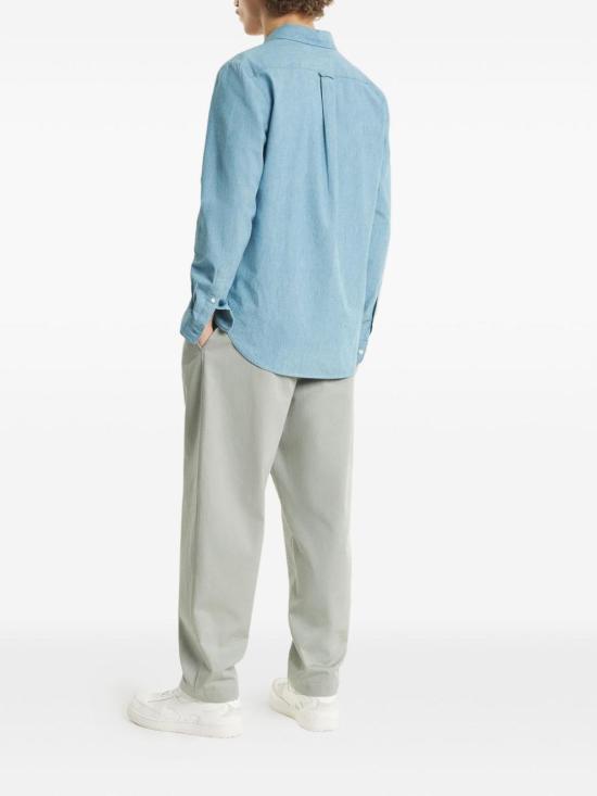 26SS 메종키츠네 셔츠 QM00426WC50060434 Light Blue - MAISON KITSUNE