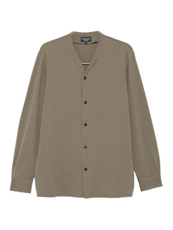 26SS 엠포리오 아르마니 셔츠 EM005464AF22051U6128 Brown
