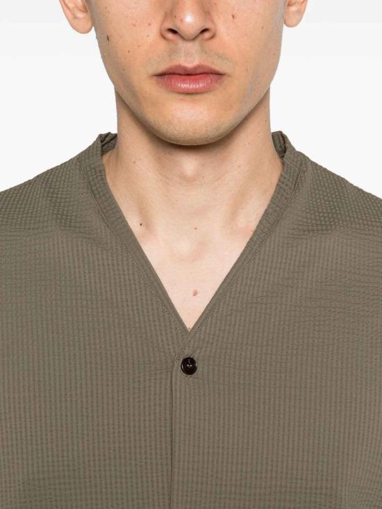 26SS 엠포리오 아르마니 셔츠 EM005464AF22051U6128 Brown - EMPORIO ARMANI