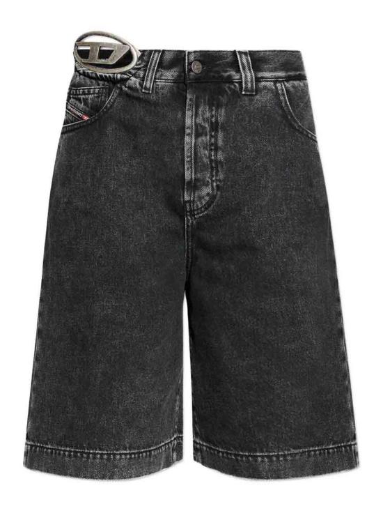 26FW 디젤 데님 숏팬츠 A217190ADCE02 Black