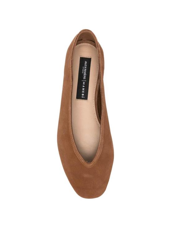 26SS 마네비 플랫 슈즈 M42GFALMOND Light Brown - MANEBI